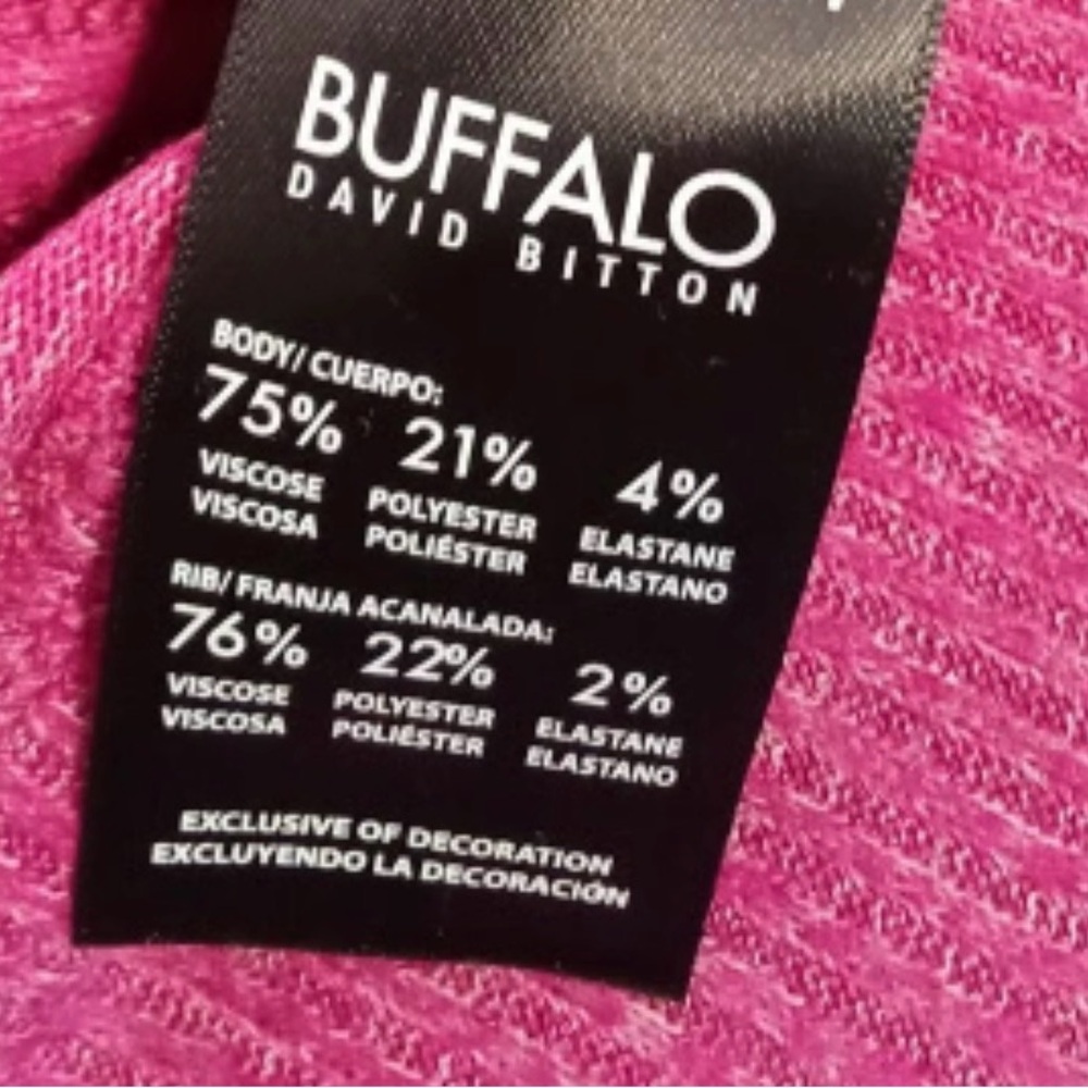 Buffalo David Bitton Women's Pullover Super Soft Cozy V Neck Sweater - Picture 4 of 4